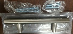 5-1/4″ Stainless Steel Iron Bar Kitchen/Bathroom Cabinet Drawer Pulls 2 Pcs