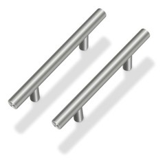 30 PCS 5 Inch Cabinet Pulls 304 Stainless Steel Satin Nickel 3″ Hole Center