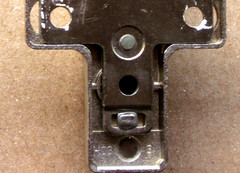 Set of (2) SALICE Cabinet Door Hinges w/ H03 Screw-On Base Plate / Self Closing
