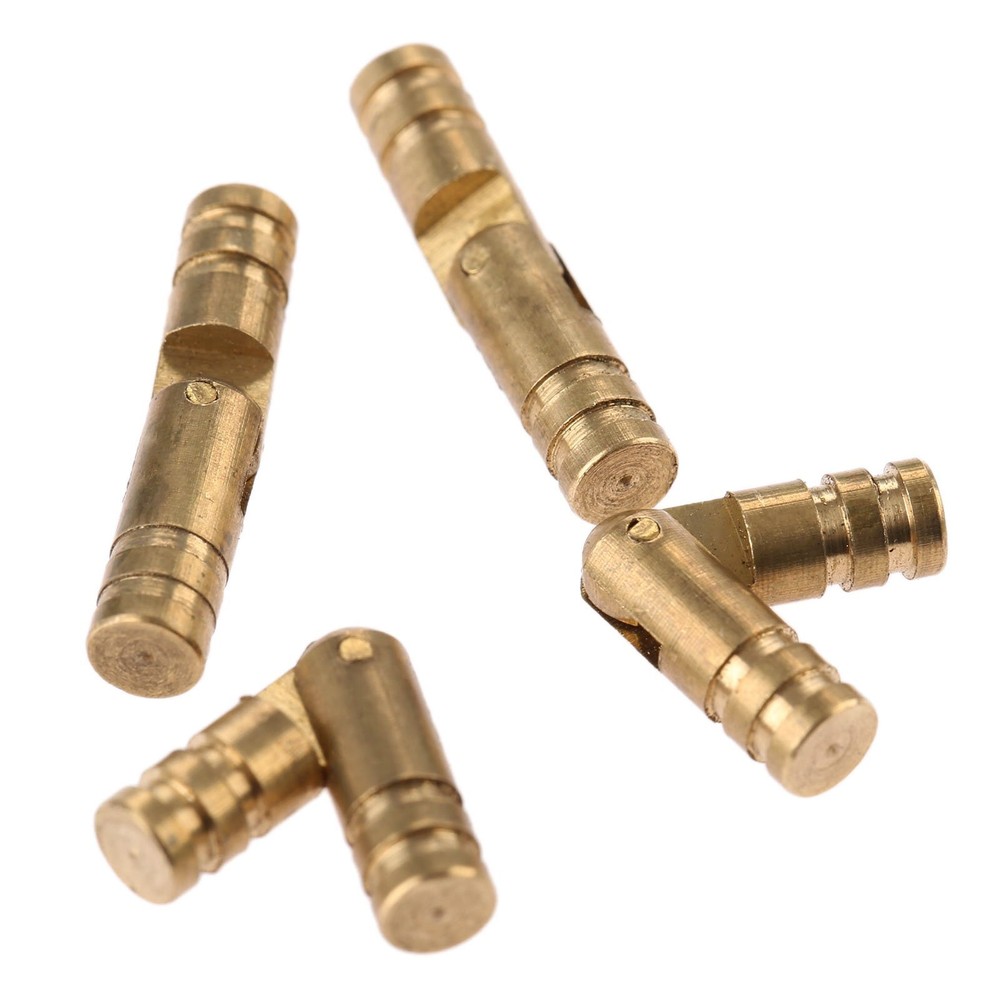 20 Pcs Invisible Barrel Hinges 4x20mm Brass Concealed Hinge Hidden Brall Hinges