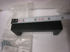 2 Emtek 86714 US19 BLACK Keaton 3-1/2″ Center to Center Handle Cabinet Pull