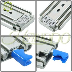 1Pair Heavy Duty Drawer Slides 22 Inch 500 lb Load Capacity Side Mount Extension