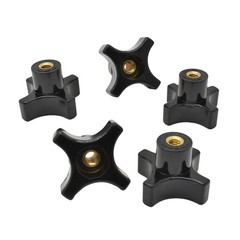 19716B-5PK 4 Point Knob 1/4-20 (5/PK)
