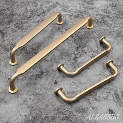 9 pcs Champagne Copper Cabinet Pulls and Handle 7-1/2 Inch Hole Center 8″ long