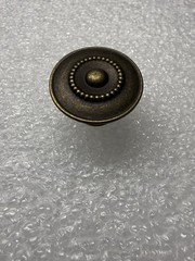 Vintage KBC Brass Bronze Antique Hardware MCM Drawer Pull Cabinet Knob 1” (53