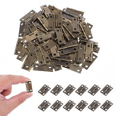 40 Sets Antique Jewelry Box Hinges & Latches, Small Hardware for Wooden Boxes