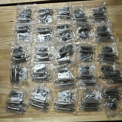 25 pair Self-Closing Flush Mount Spring Cabinet Hinges 1.5″ Chrome ULTRA #98292