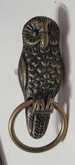 Victorian Trading Co 2 Wise Old Owl Door Knocker Drawer Pull Cabinet Knob 44c