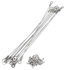 Unlorspy 10 Pcs 22cm/8.66 inch Cabinet Door 10Pcs,22cm/8.66 inch, Silver