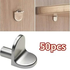 20pcs 5mm L-Shaped Shelf Support Pins Metal Cabinet Stud Brackets Set Durable