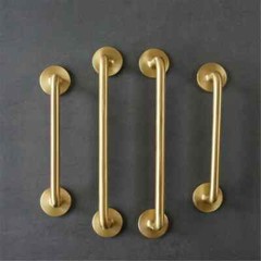 Multi-Size Solid Brass Handles Modern Minimalist Design Wardrobe Dresser Handles