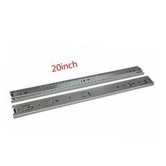 10″-24″ Full Extension Ball Bearing Heavy Duty Drawer Slide Track Rail 100-lbs