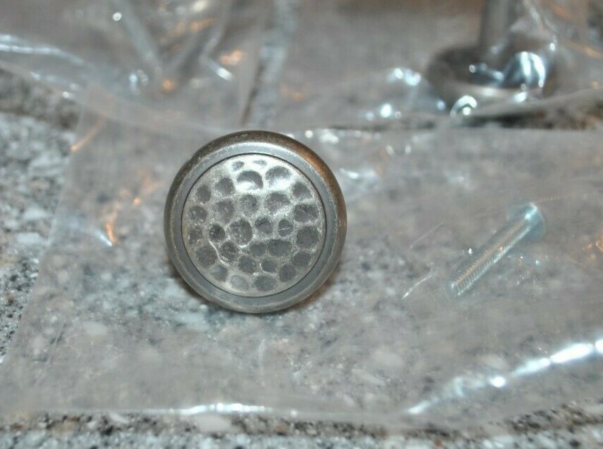 Lot of 5~BP53017-WN Hammered Weathered Nickel 1 1/4″ Knob Pull Amerock Allison