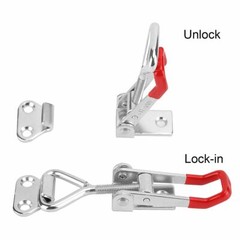 Heavy Duty Steel Toggle Latch Catches Adjustable Lock Clamp For Boxes Case New