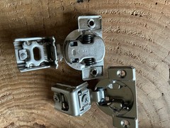 1 1/4 Inch (1.25”) Overlay Cabinet Hinges, Set of 21