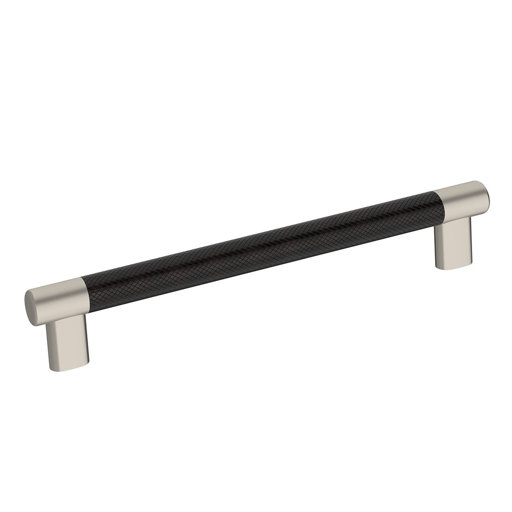 Amerock Cabinet Pull Satin Nickel/Oil-Rubbed Bronze 8″ C2C Esquire