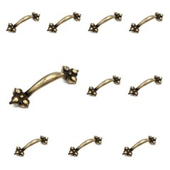 10 Pack Keeler Spanish Gothic Sherwood Antique Brass 3″cc Handle Pulls P3020-07