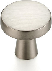 Ravinte 5 Pack Brushed Nickel Cabinet Knobs Mini Round Knobs Single Hole Solid D