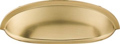 Top Knobs M2193 Somerset Cup Pull 3″ (c-c) Honey Bronze