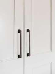 SORWDUERM 10 Pack Oil Rubbed Bronze Square Cabinet Pulls 6.3″ (160mm)