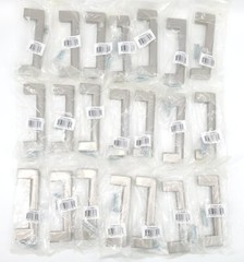 JVJ Hardware 21pcs of Cabinet Pulls, Polished Satin Nickel 96mm c/c – 77746