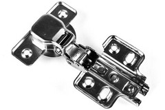 2 Pieces Full Overlay Frameless Concealed Cabinet Hinges with Screws