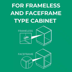 Wide Angle Full Overlay Nickel 165° Hinge Set (2 Pieces)
