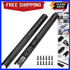 Full Extension Ball Bearing Drawer Slides 8 10 12 14 16 18 20 22 24 Inch Heav…