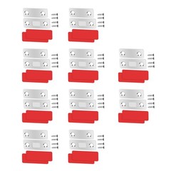 10 Sets Ultra-thin Invisible Punch-Free Magnetic Door Cabinet Closer Stoppers