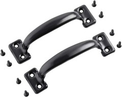 Gate Pull Door Handle 25 Pack 5-3/4 inch Metal Drawer Handles Zinc Plated