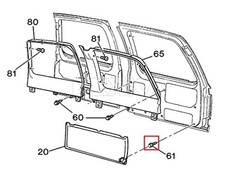 Door Trim Panel Retainer Clips 15612948 Compatible with GM Chevrolet GMC 30pcs