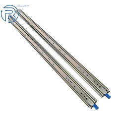 1 Pair 52 Inch With Lock Heavy Duty Drawer Slides 500 Lbs Extension Rails Rail