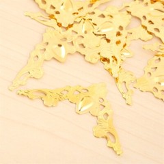 20PCS Retro Metal Scrapbooking Jewelry Box Corner Protector Guard Chest 2 Color