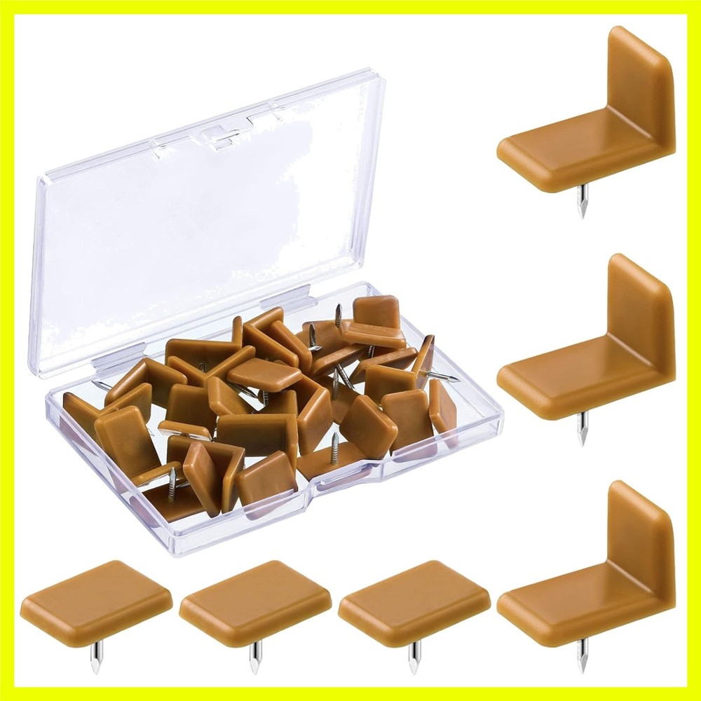 Plastic Drawer Slides Kit – 30PCS of Square & L Shape for Repairing Dressers