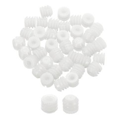 uxcell 200Pcs 0.32″x0.31″ Hinge Dowels, Plastic Dowel 0.32″x0.31″, White
