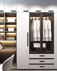 5 PCS Matte Black Pulls Cabinets Modern Closet Door 12.6 Inch Hole Center