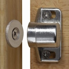 4 Pack Magnetic Cabinet Door Catch with Neodymium Magnet Cabinet Latch Magnetic