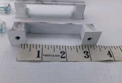 Marble Look Metal Kitchen Or Bathroom Cabinet Or Drawer Pulls Set Of 10