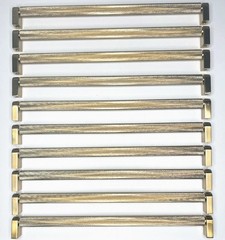 Sumner Street Kent Knurled 12 Satin Brass Drawer Pulls 10 Pack