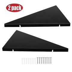 evron Corner Mounting Shelf,Easy to Install Wall Corner Shelf,Frosting Patter…
