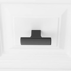 20-Pack Cabinet Knob – Pull Handle (50mm / 2 Inch), Knob – 20Pcs Black Modern