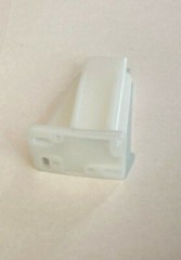 1 PAIR – Epoxy White End Sockets Fixed Self Closing Euro Drawer Slides Kitchen