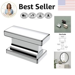 10 Pack Stylish Polished Chrome Cabinet Knobs – Elevate Your Kitchen Design
