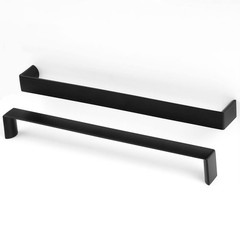 1 Pack 8-4/5 Inch Matte Black Cabinet Pulls Black Cabinet Handles Black Hardw…