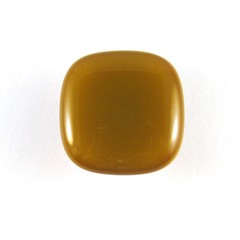Lentil Glass Cabinet Knob – Colormax (118 colors) Rounded Square Bronze