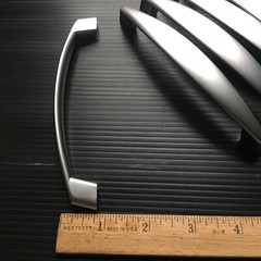 3 PCS Vintage Gunmetal Chrome Plated Furniture Drawer Pull 5.5″L x1″W x0.75″D