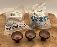 Amerock Forgings Rustic Bronze 1 1/4″ Round Cabinet Knob BP4425RBZ- Lot Of 5