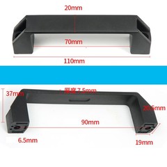 Door Handles Heavy Duty Plastic/Alu Alloy Industrial Commercial Door Pull Handle