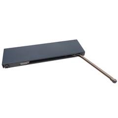 Self Retracting Push to Open Cabinet Door Adapter, Gray