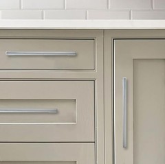 5-inch Brushed Chrome Cabinet Pulls 6 Pack Solid Heavy Duty Drawer Handles